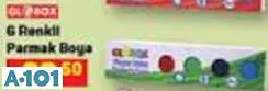GLOBOX 6 RENKLİ PARMAK BOYA